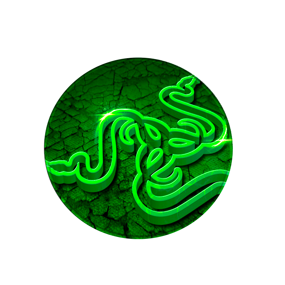 Коврик для мышки тканевой RAZER с боковой прошивкой 2 мм 200x200 мм Зеленый (35774)