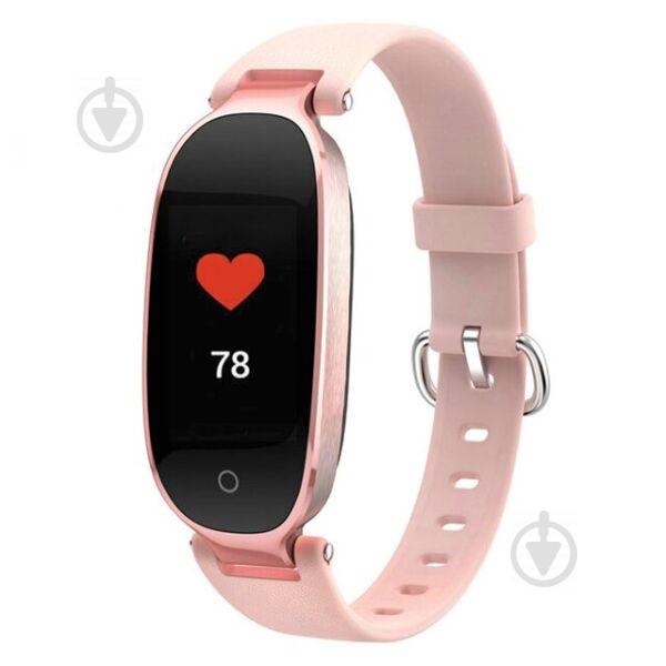 Фитнес браслет Smart Band S3+H Girl (Color Screen) Светло-розовый - фото 2