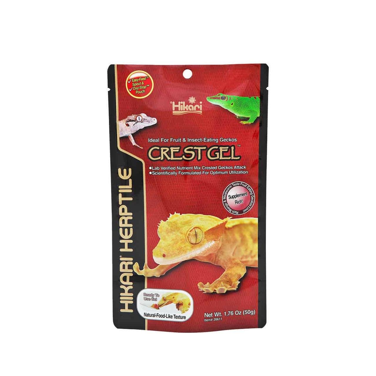 Корм готовый Hikari Crestгel для всеядных ящериц питающихся овощами и насекомыми гель 50 г (20611)