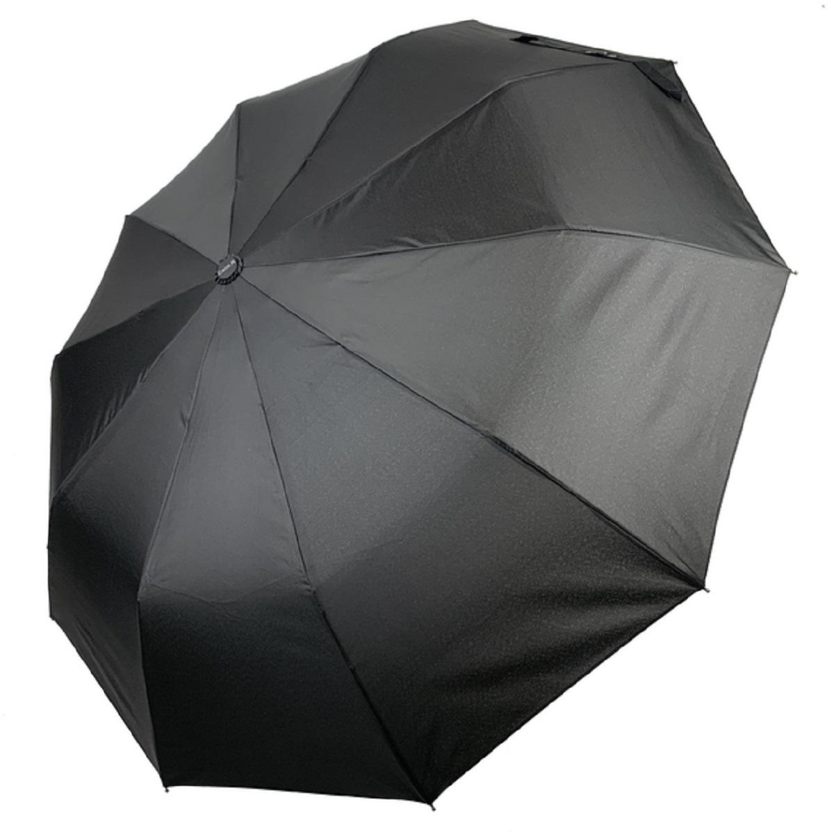 Зонт CALM RAIN мужской полуавтомат на 10 спиц Черный (U334501)