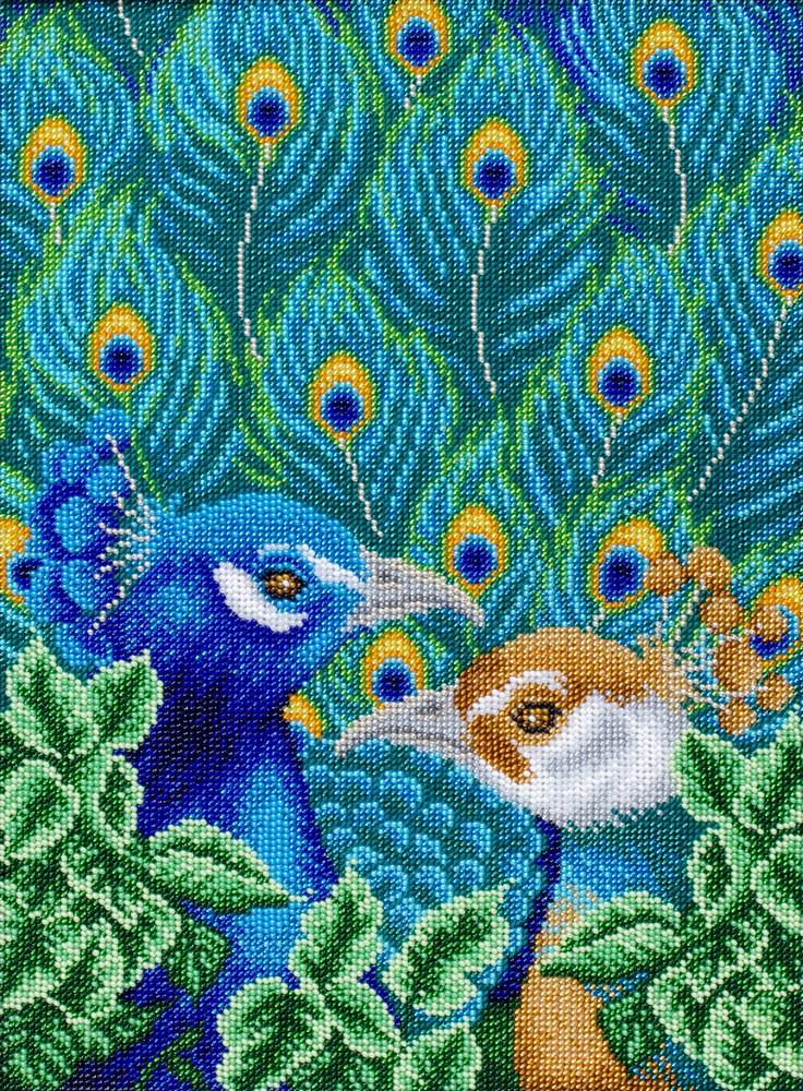 Вышивка бисером Павлины полная выкладка 26x35 см (1461077693) Вышивка бисером Павлины полная выкладка 26x35 см (1461077693)