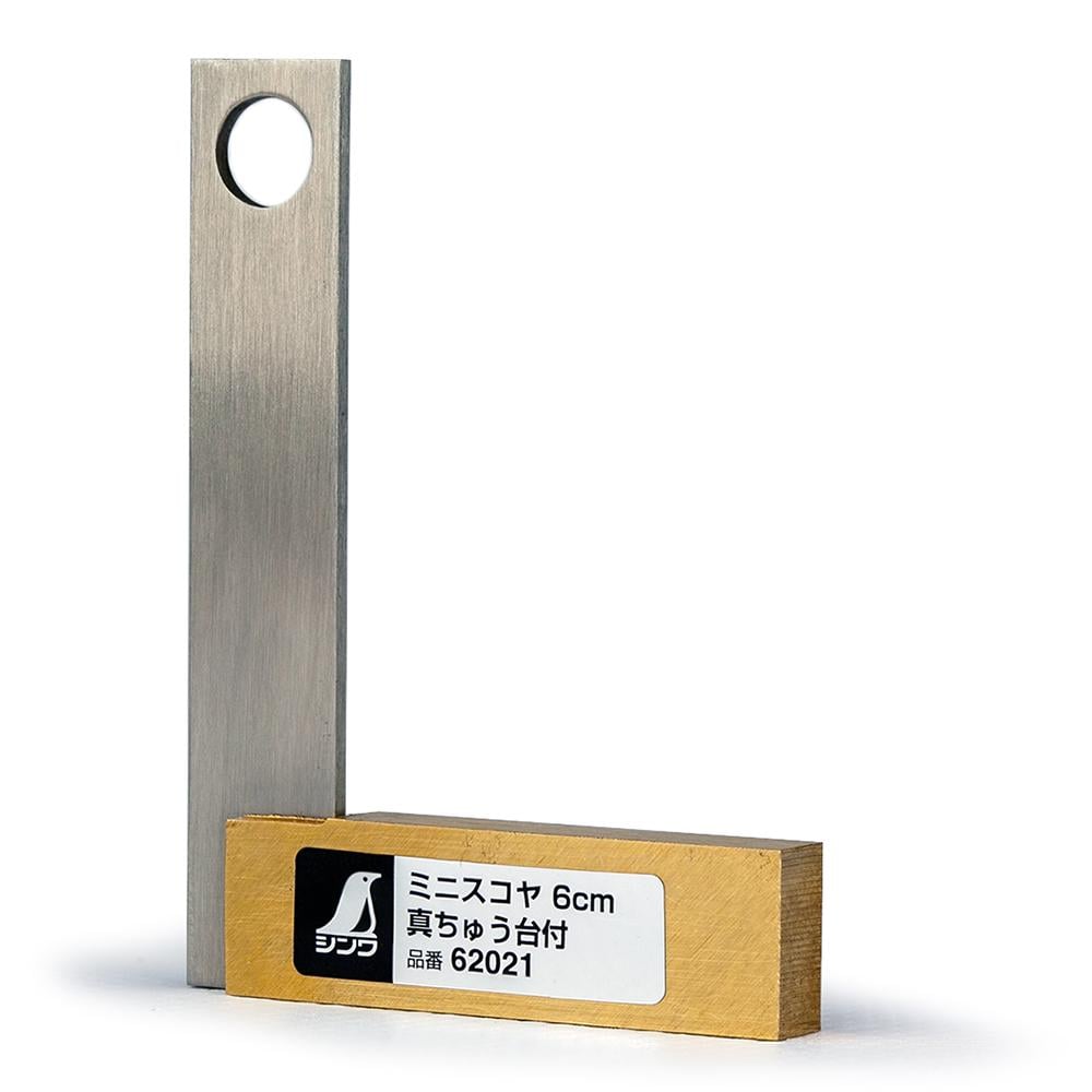 Угольник Shinwa нержавеющая сталь/латунь 60х44 мм (62021)