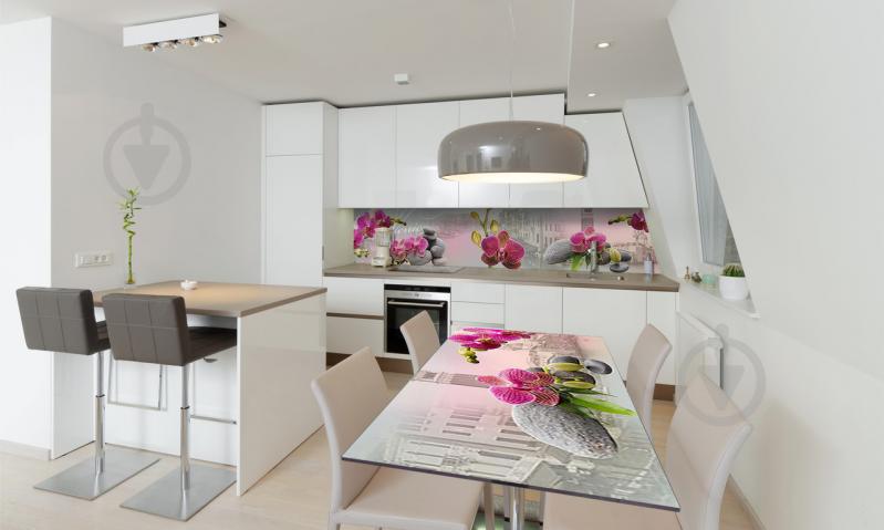 Наклейка виниловая на стол Zatarga «Венеция Орхидеи» 600х1200 мм Z180772st