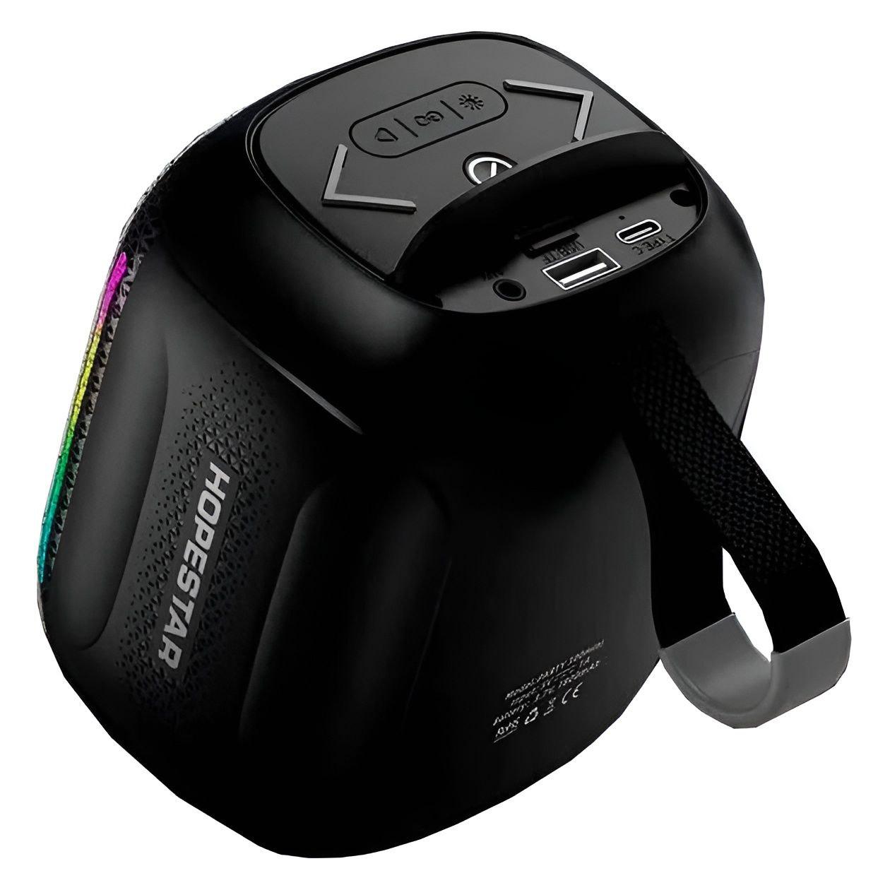 Колонка HOPESTAR Party 300 Mini 5W/TWS/IPX5/RGB/1800mAh Чорний (21104812) - фото 1