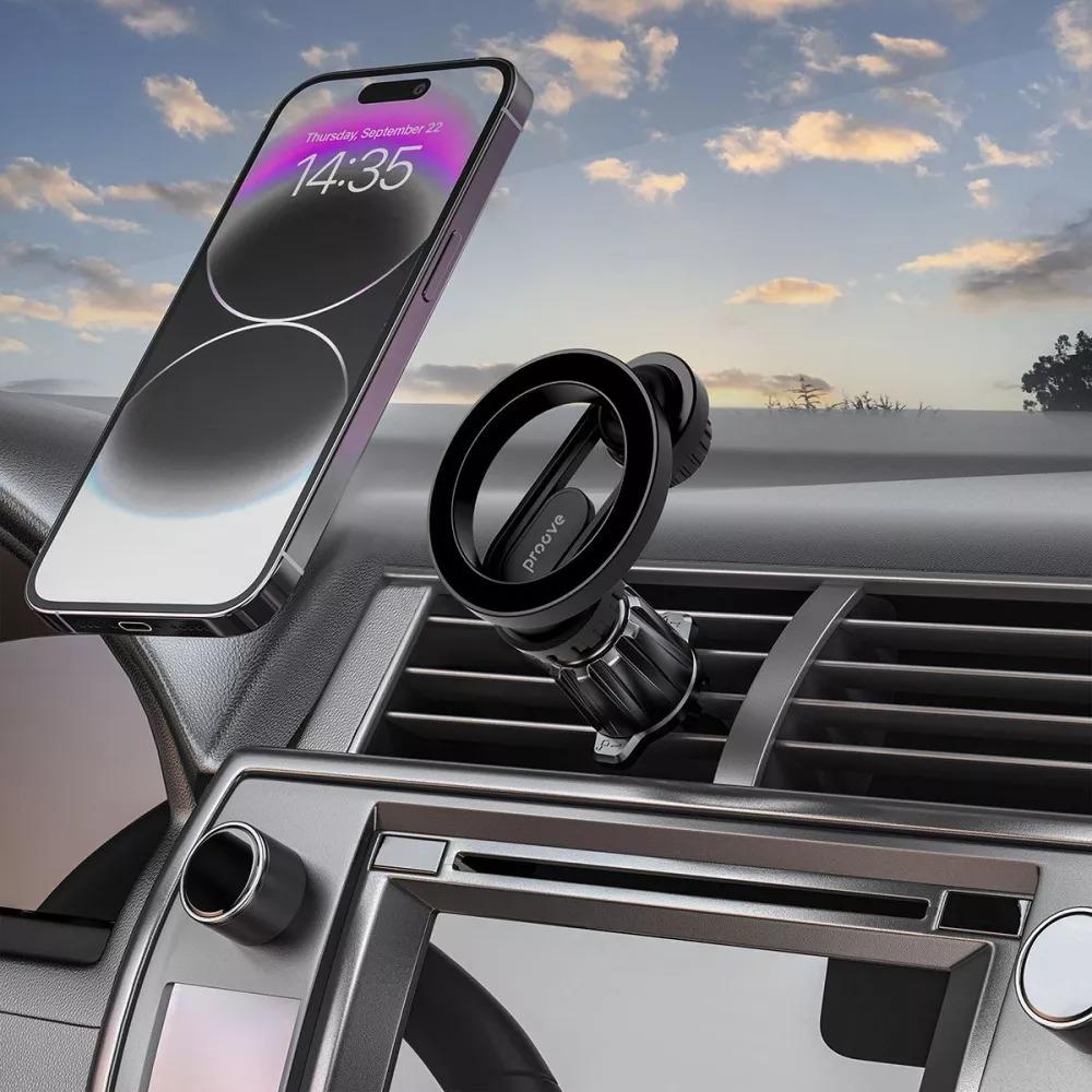 Автомобільний тримач Proove Magnetic Stealth 360° Black - фото 6