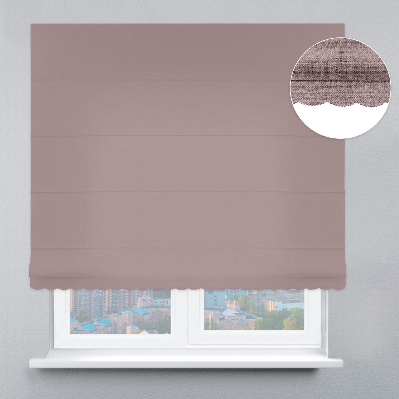 Римська штора рогожка преміум з ажуром 130х170 см Капучино