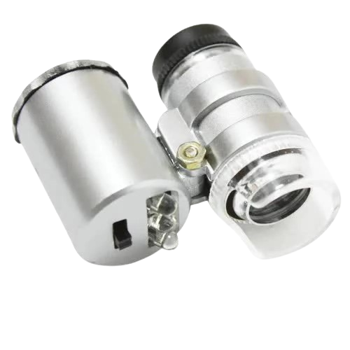 Микроскоп мини Magnifier MG9882W с прищепкой для телефона 60Х (8-22-33224)