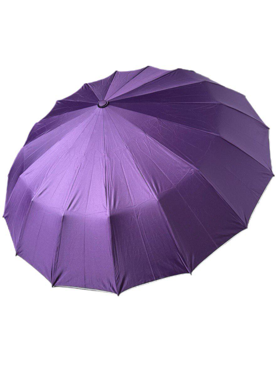 Парасолька-автомат Toprain Umbrella однотонна 16 спиць зі сріблом під куполом Фіолетовий (4016) - фото 1 Парасолька-автомат Toprain Umbrella однотонна 16 спиць зі сріблом під куполом Фіолетовий (4016) - фото 1