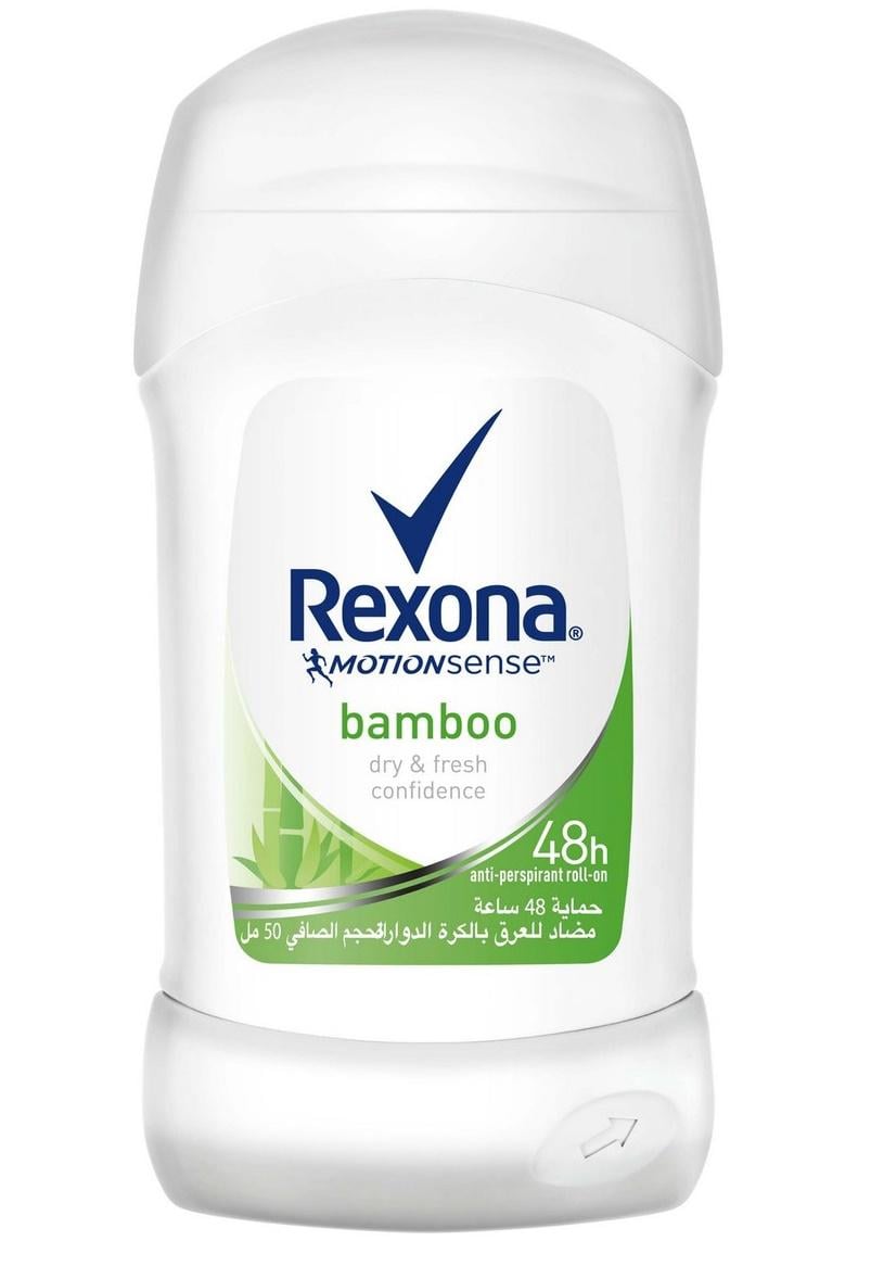 Твердый дезодорант-антиперспирант Rexona Bamboo Бамбук 40 г (4800888220837)