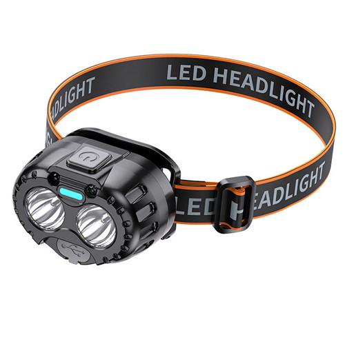 Фонарь налобный 666-2XPL Motion Sensor индикация заряда Li-Ion ЗУ Type-C Box (2290137236)