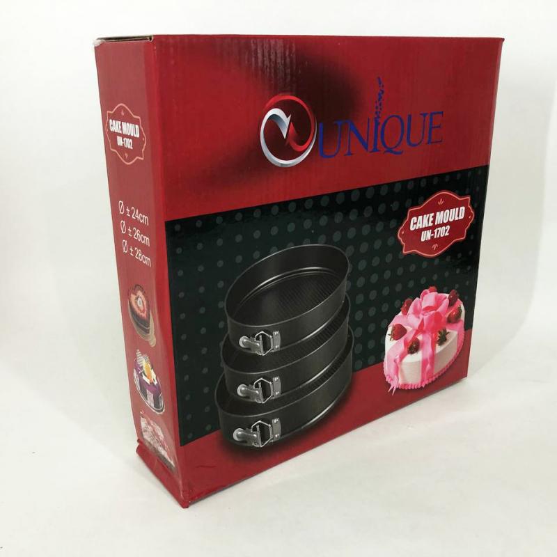 Набор разъемных форм Unique UN-1702 для выпечки и запекания 3 шт. (tf5923) - фото 11 Набор разъемных форм Unique UN-1702 для выпечки и запекания 3 шт. (tf5923) - фото 11