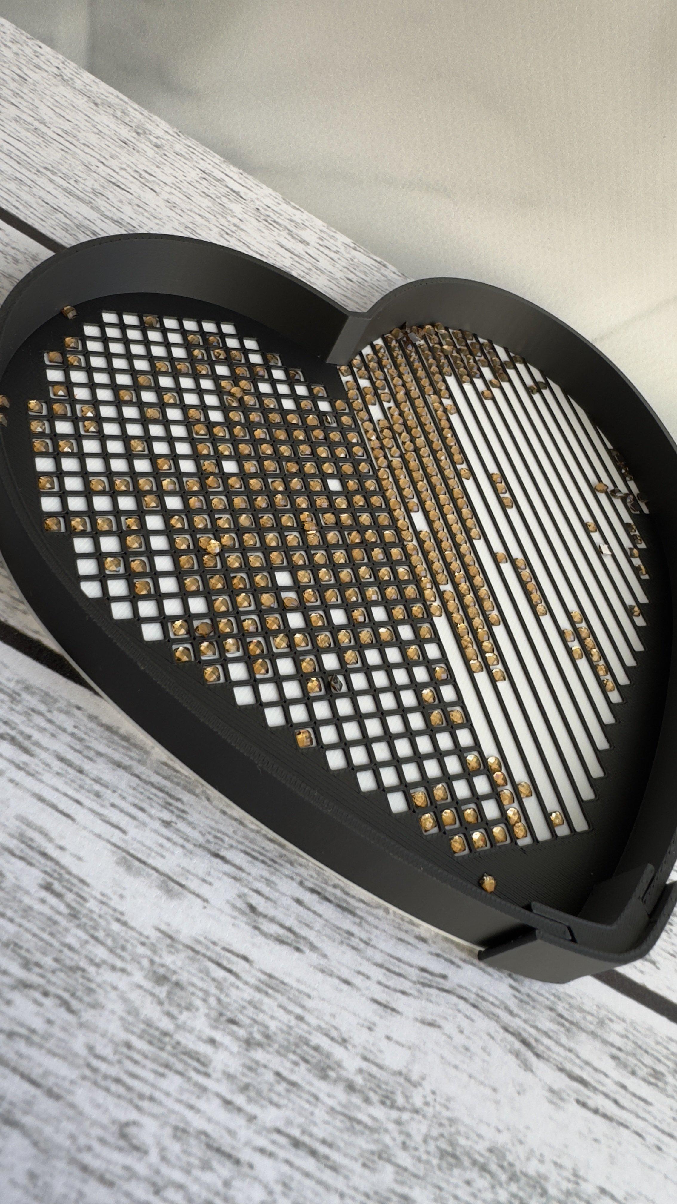 Лоток авторский Большое сердце Черно-белый (25789729) - фото 6