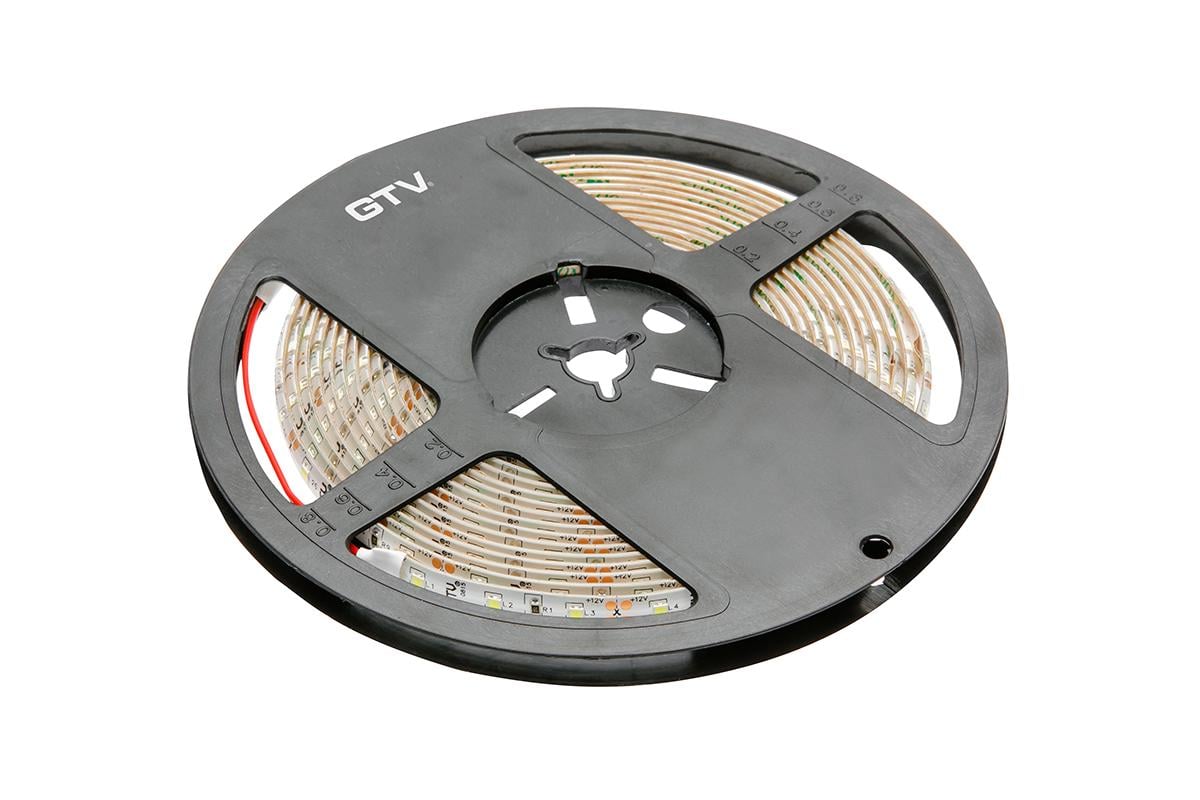 Лента светодиодная GTV LD-2835-600-20-ZB 12V SMD 2835 120 led/м10 мм 19 W IP20 1600 Lm 3200K 5 м