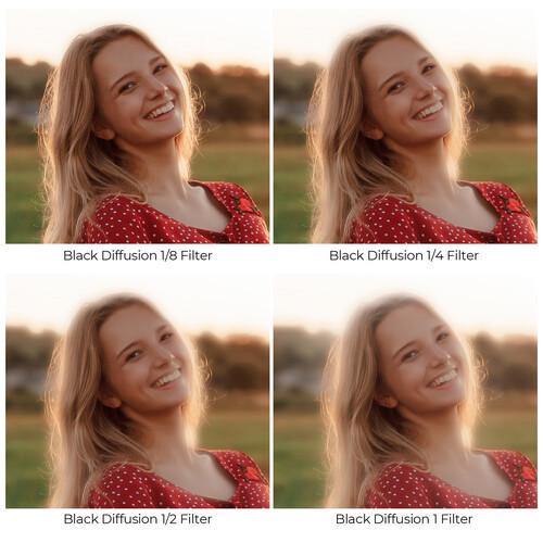 Світлофільтр K&F Concept HMC Mist 1/2 Diffusion C-Series 58 мм Black - фото 4