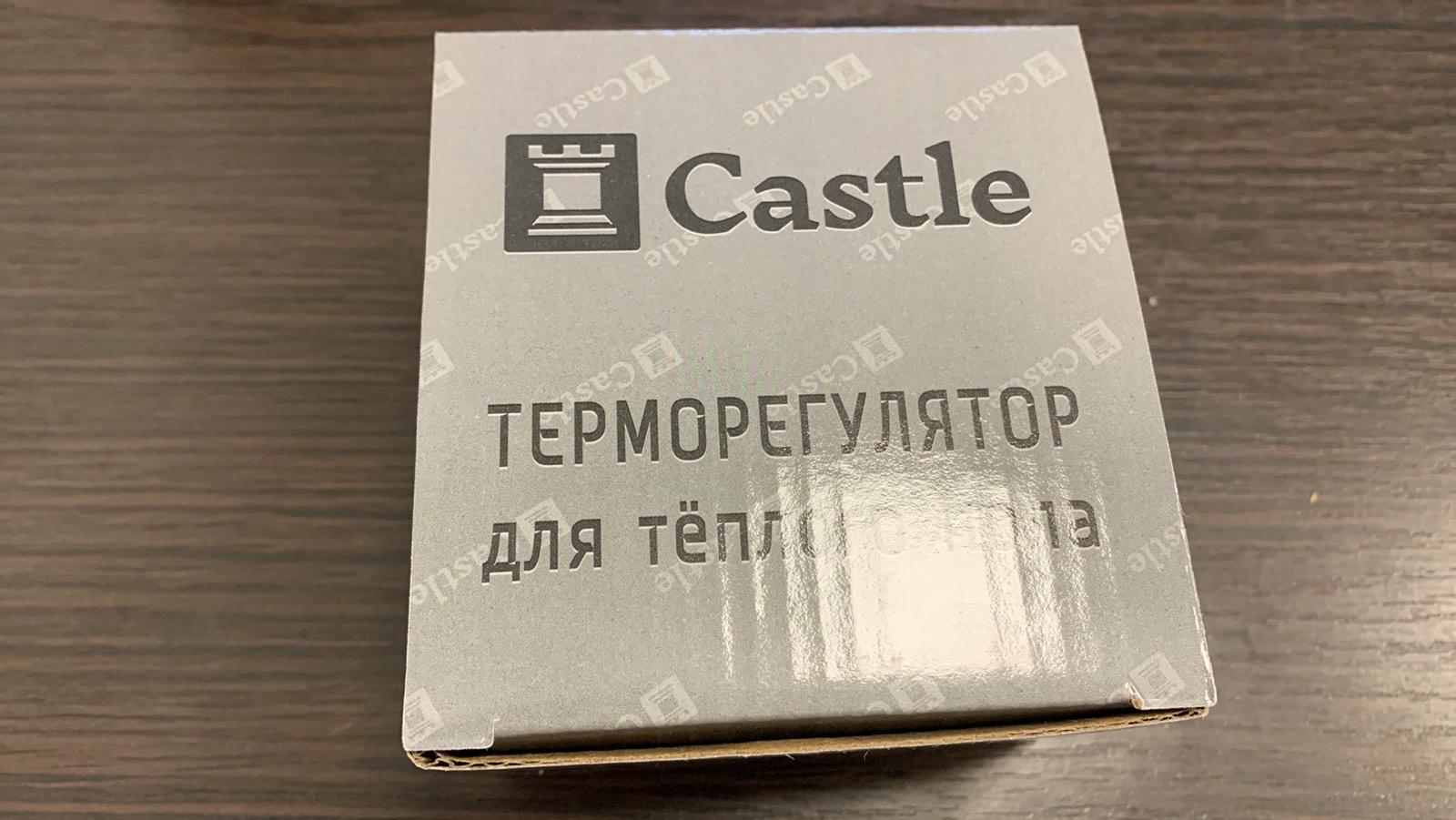 Терморегулятор для теплої підлоги Castle M6.716 Чорний (140225) - фото 4