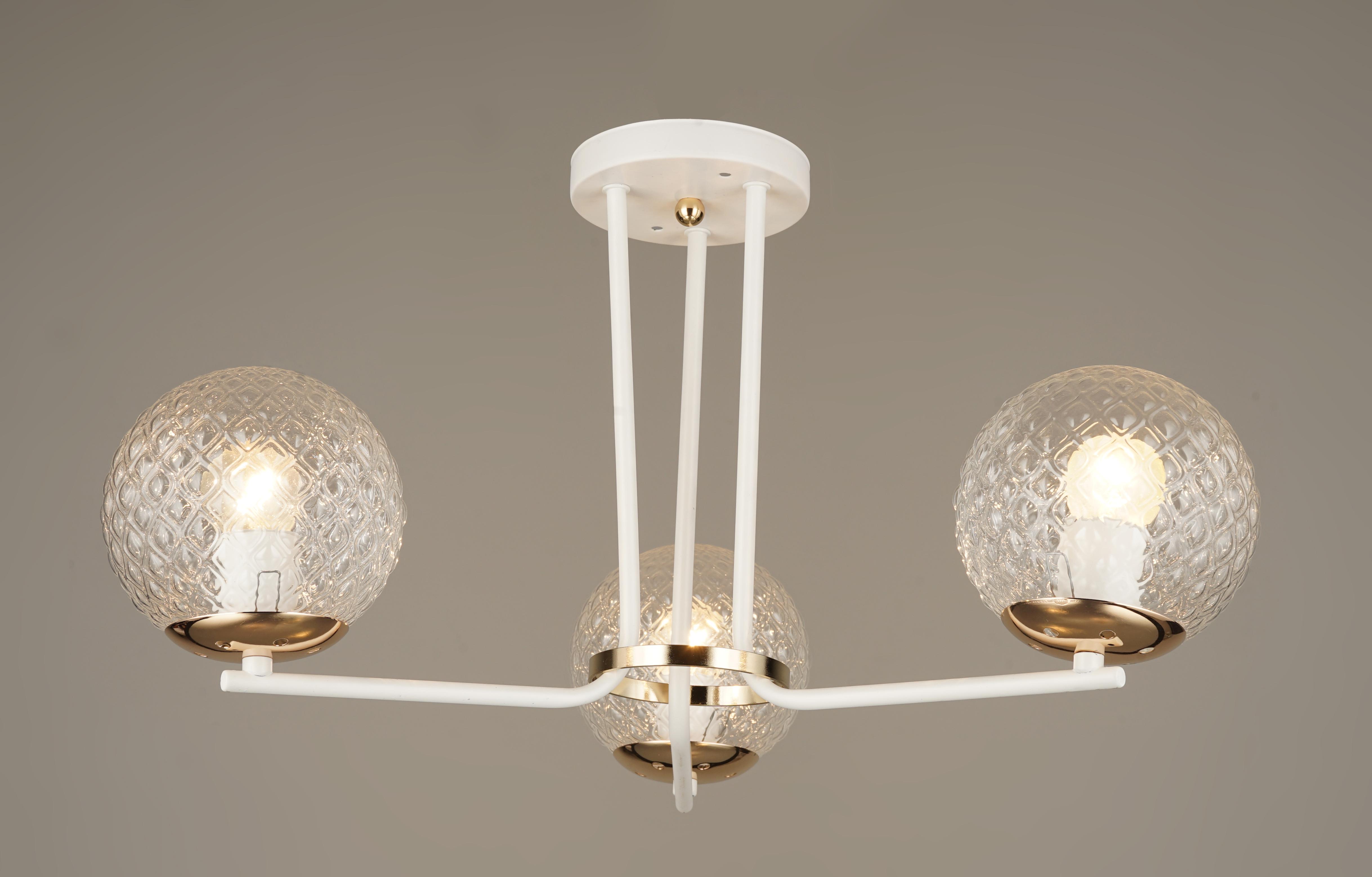 Люстра декоративная Sirius В A3584/3 WT+FGD (000040684)