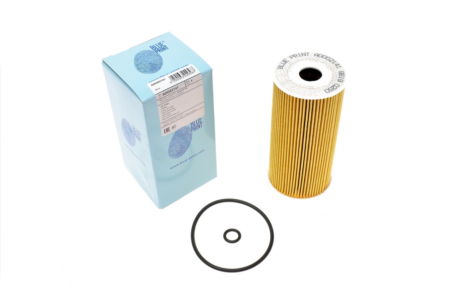 Фильтр масляный BLUE PRINT для Hyundai Santa Fe/Kia Sorento 2,0/2,2 CRDi 09- (ADG02141)