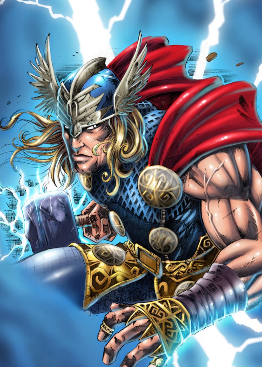 Картина постер Gee! Thor Тор комикс 40х60 см TR.09.033