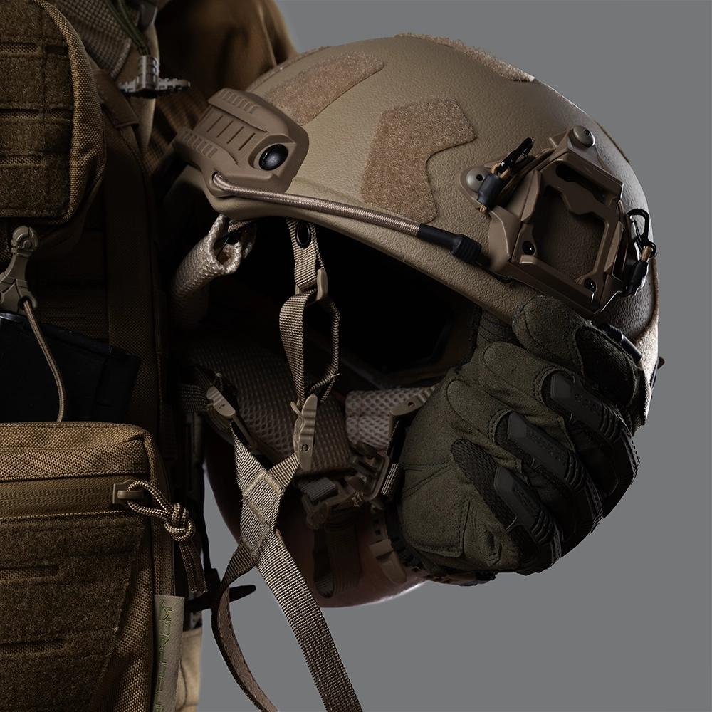 Шолом FAST VELCRO SPECPROM рівень захисту NIJ IIIA L Койот - фото 14 Шолом FAST VELCRO SPECPROM рівень захисту NIJ IIIA L Койот - фото 14