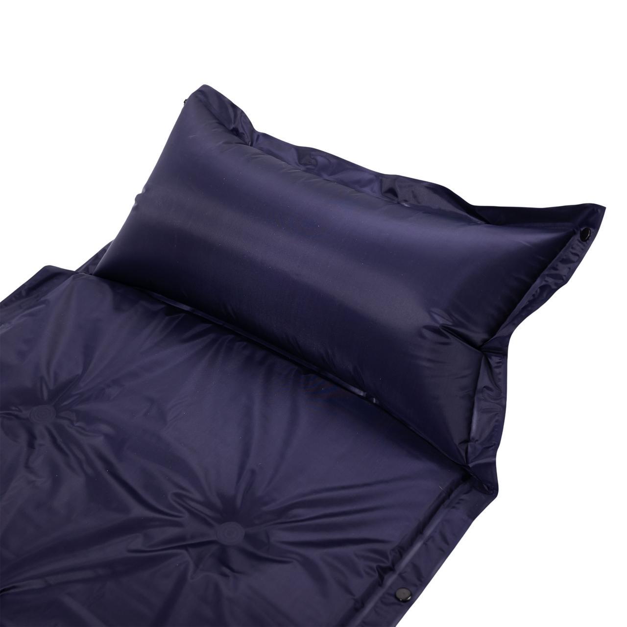 Матрац у намет надувний похідний туристичний з підголівником 175х60х2 см Фіолетовий (7179) - фото 2 Матрац у намет надувний похідний туристичний з підголівником 175х60х2 см Фіолетовий (7179) - фото 2