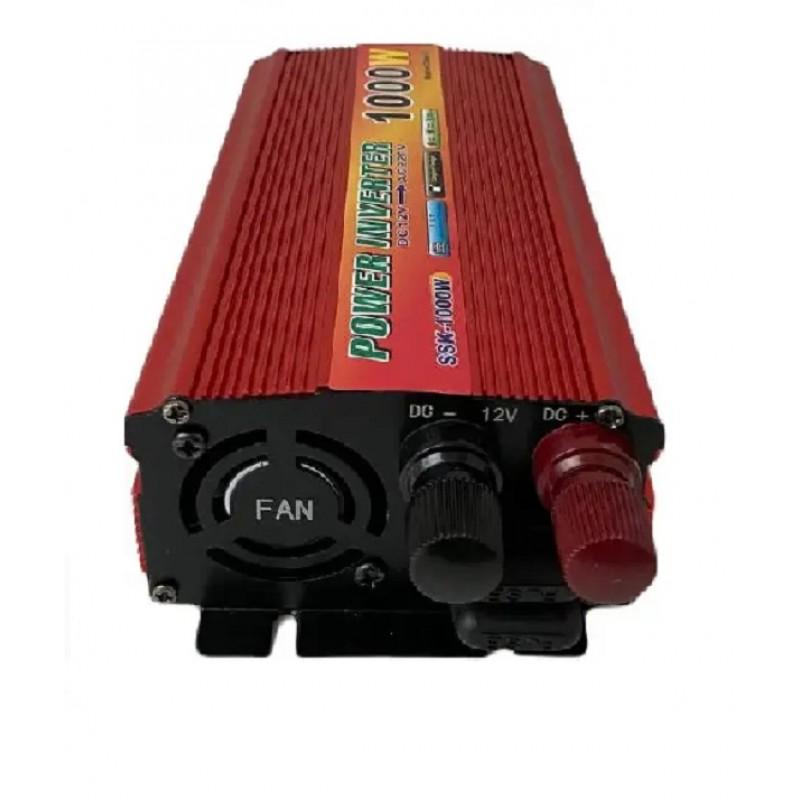 Перетворювач напруги Power Inverter UN-3054 12-220 V 1000 W 12 V (235252523) - фото 2