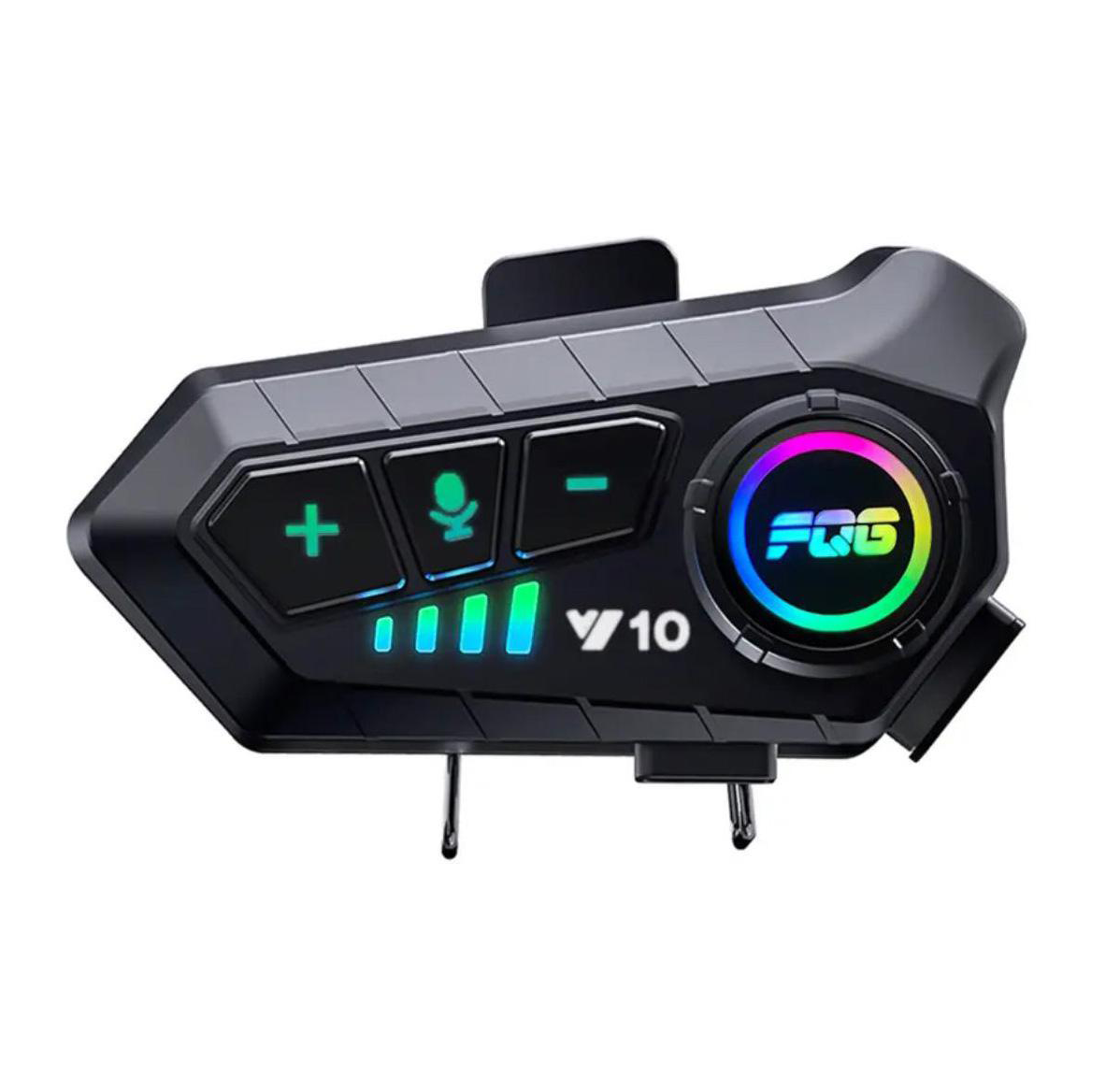 Мотогарнитура беспроводная Y10 Bluetooth 5,3 водонепроницаемая Черный (87268518)