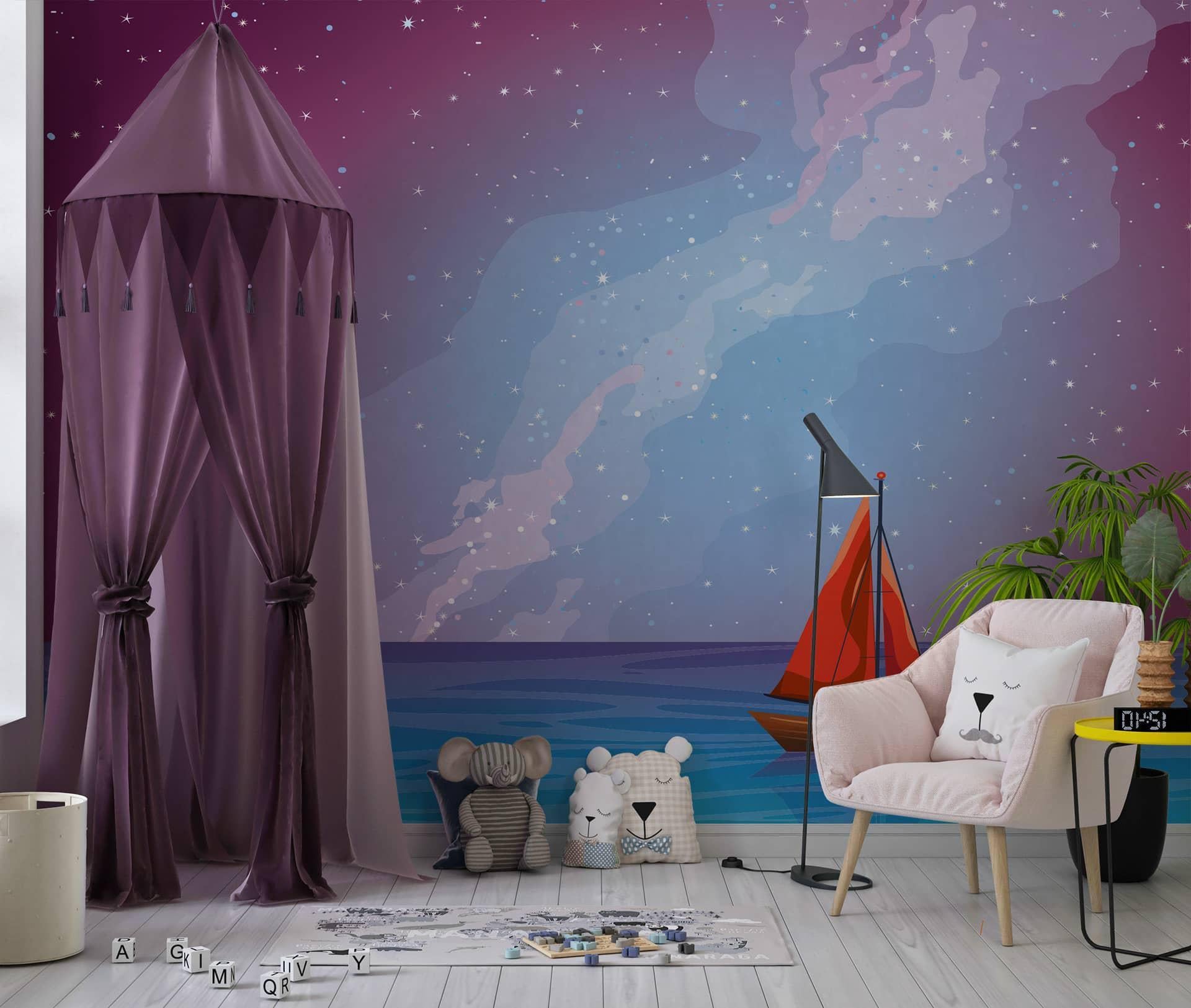 Фотообои флизелиновые Styleo Print-walls Путешествие сквозь звезды 0439 300х200 см (Pw-0439)