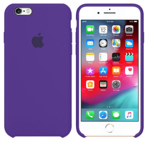 Чехол силиконовый для iPhone 6/6s Dark Purple Чехол силиконовый для iPhone 6/6s Dark Purple