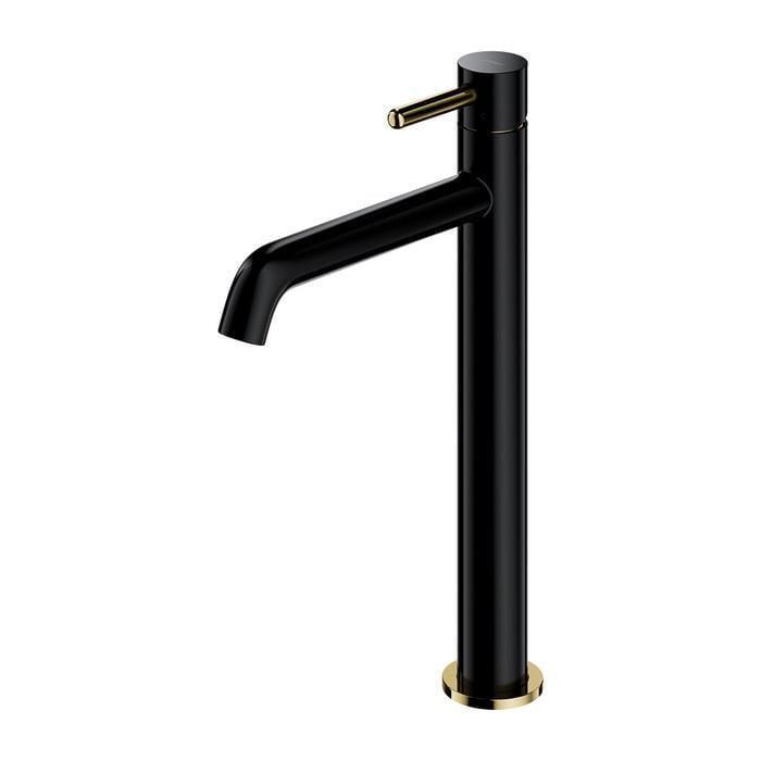 Смеситель для раковины Omnires Y Black/Gold (Y1212BLGL)