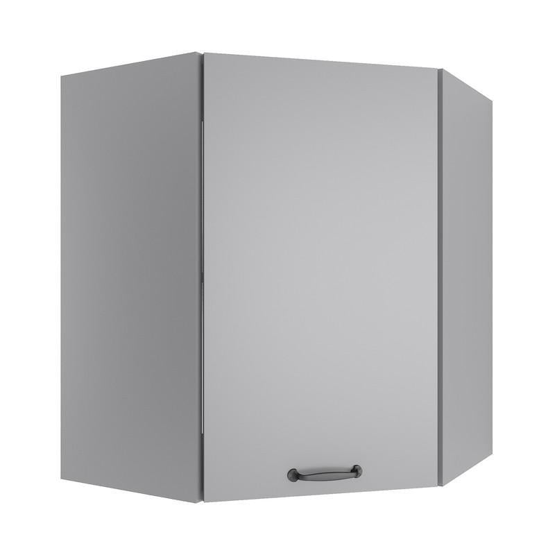 Шкаф навесной угловой 600х317х718 мм Антрацит (H-17)