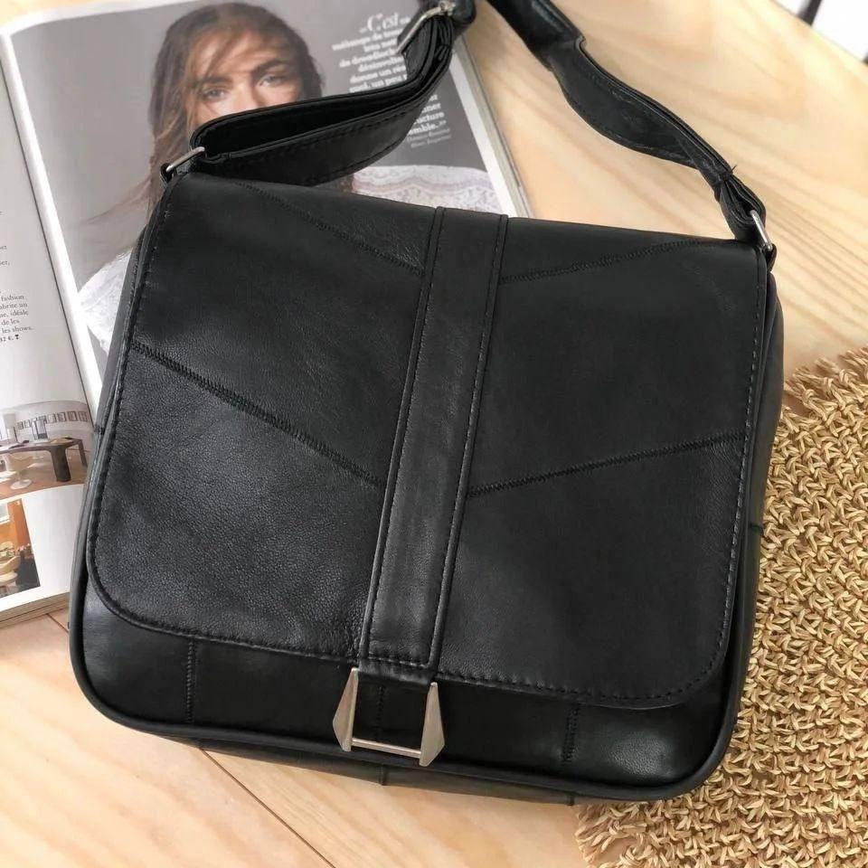 Женская сумка натуральная кожа Черный (108050)