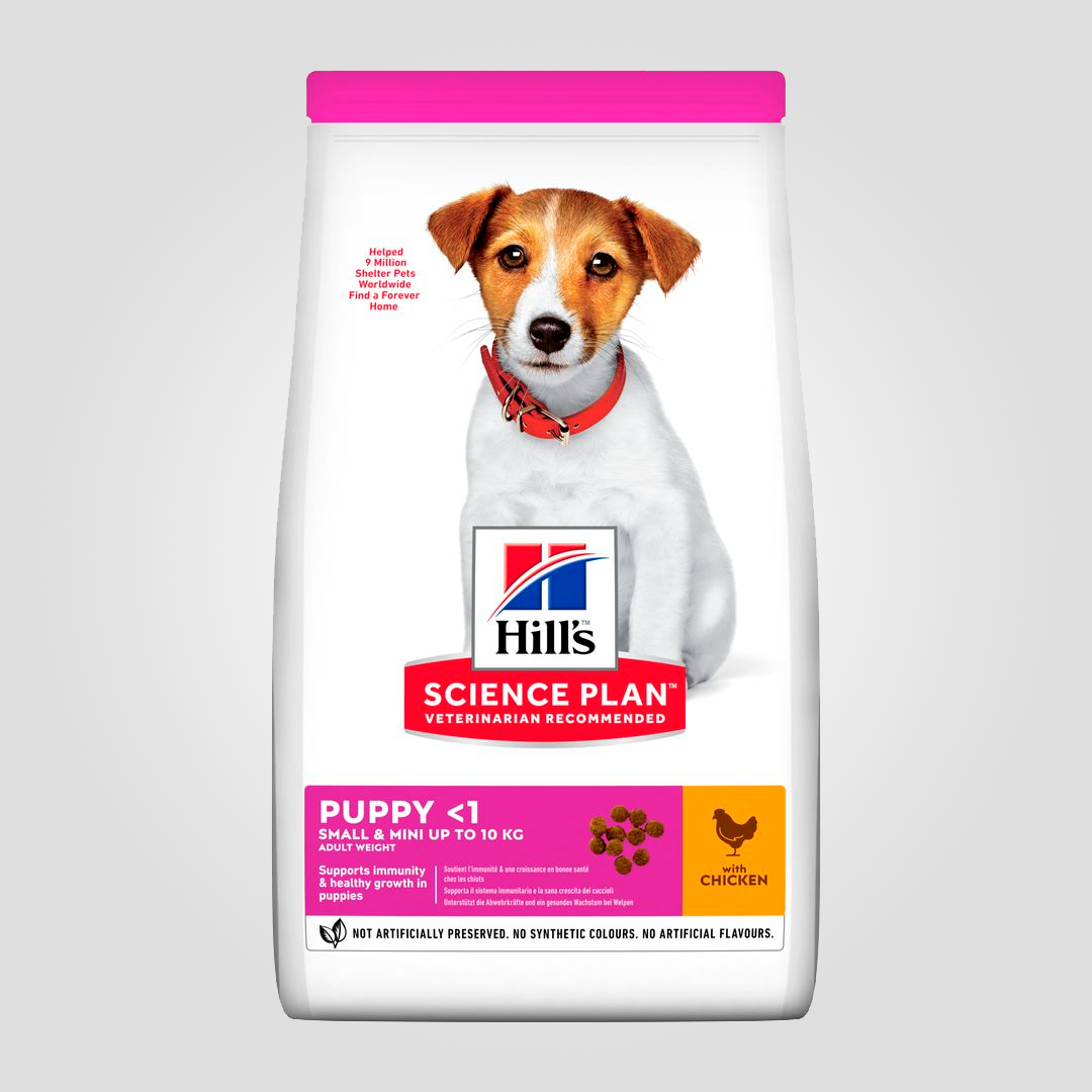 Корм сухой Hill's Science Plan Puppy Mini для щенков мелких пород с курицей 6 кг (2222739687)
