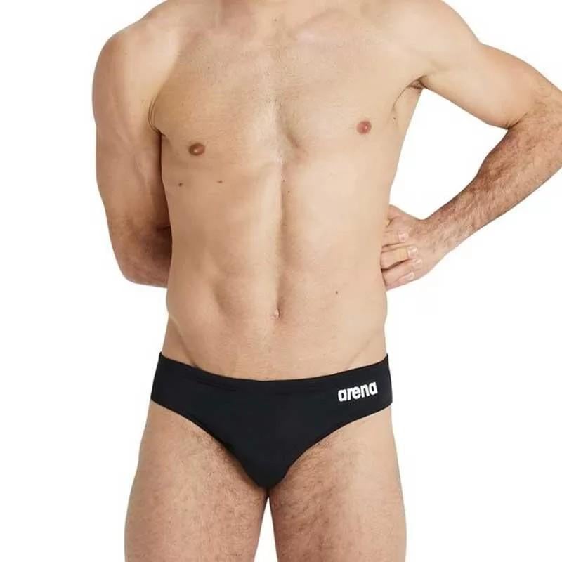 Плавки-слипы Arena TEAM SWIM BRIEFS SOLID р. 80 Черный (004773-550 80)
