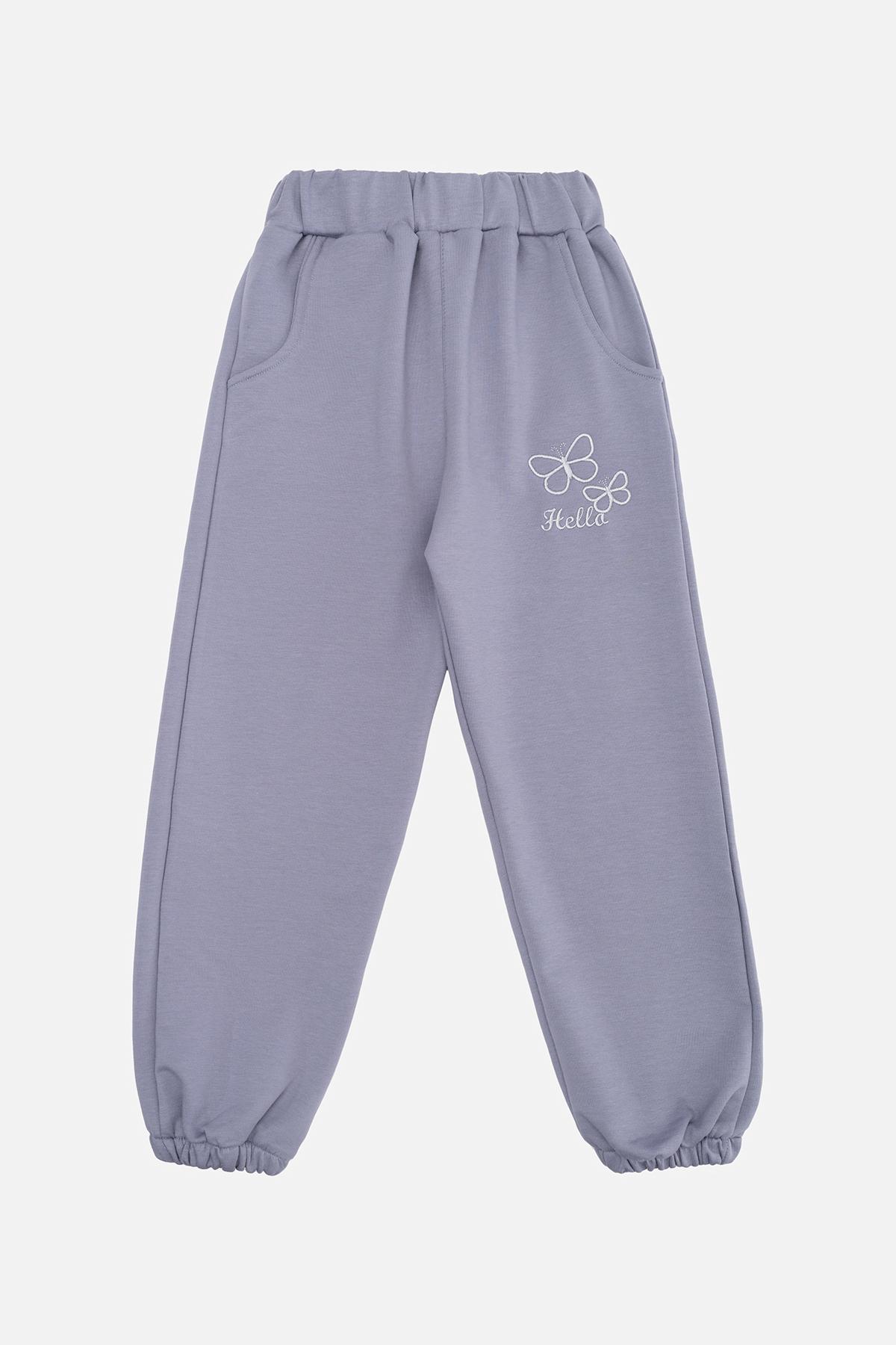 Брюки спортивные для девочки 98 см Сиреневый (SKT000966088)