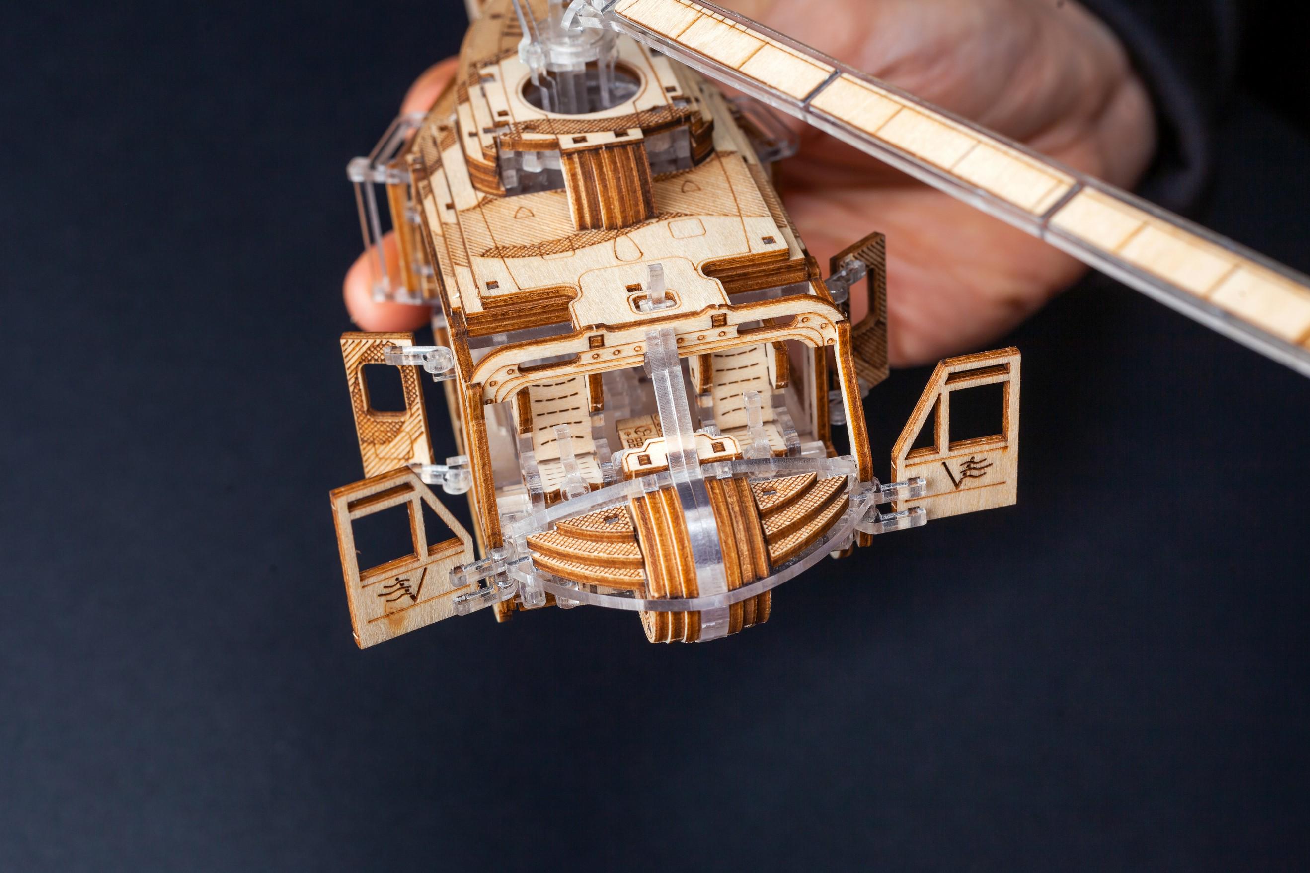 Конструктор дерев'яний Vіter Models Гелікоптер Валькірія (Valkyrja) - фото 3 Конструктор дерев'яний Vіter Models Гелікоптер Валькірія (Valkyrja) - фото 3