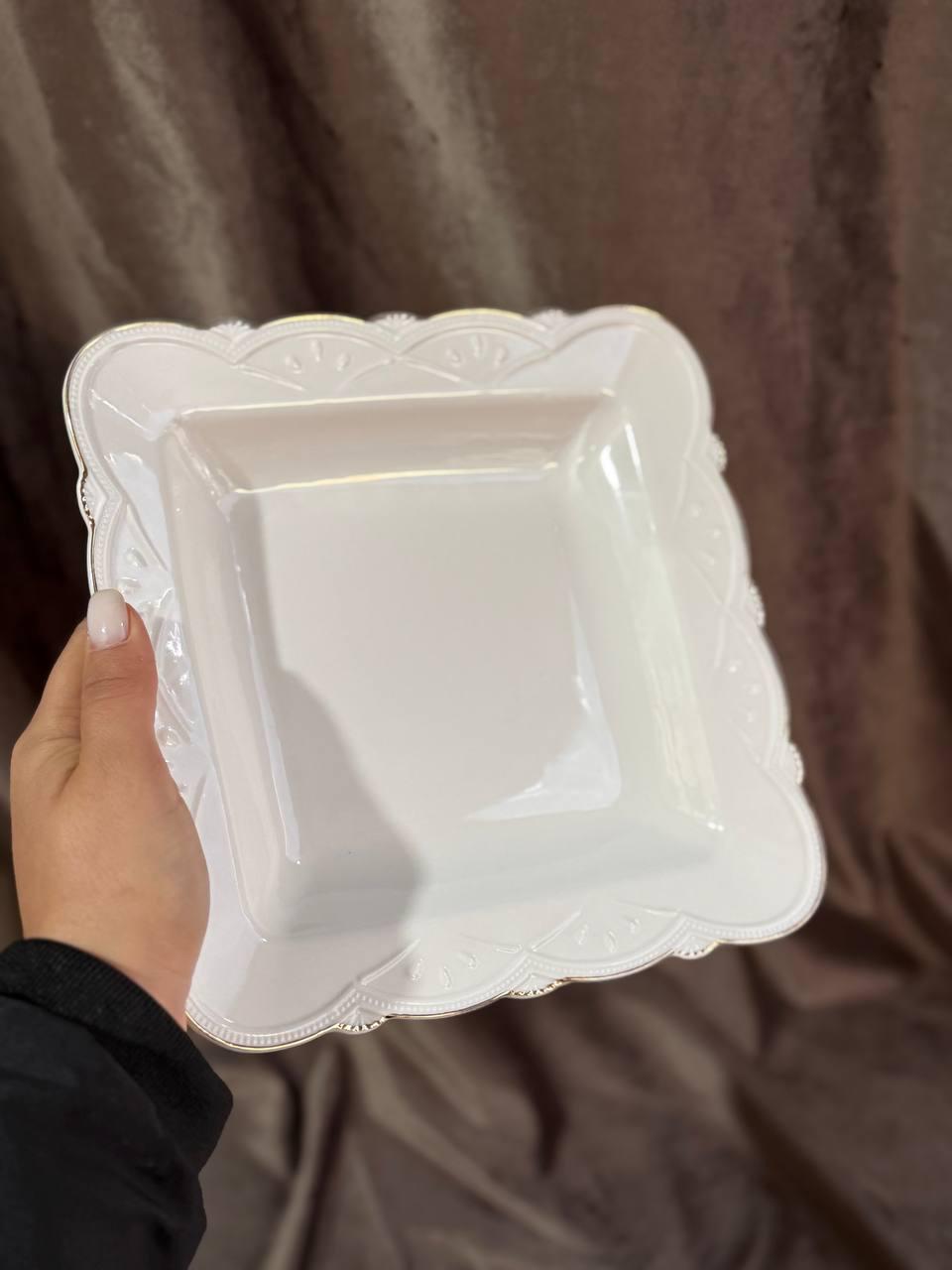 Тарілка супова YIWU HP-20-34 керамічна 22 см Білий (HP-20-34) - фото 3 Тарілка супова YIWU HP-20-34 керамічна 22 см Білий (HP-20-34) - фото 3