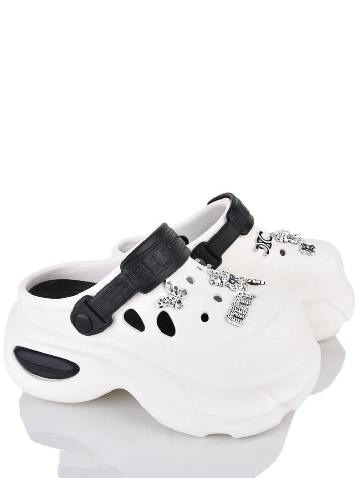 Кроксы luck Line N24506-387B р. 38 Белый