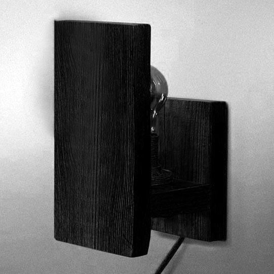 Светильник настенный из дерева Сайлом Венге (БРА-001112)