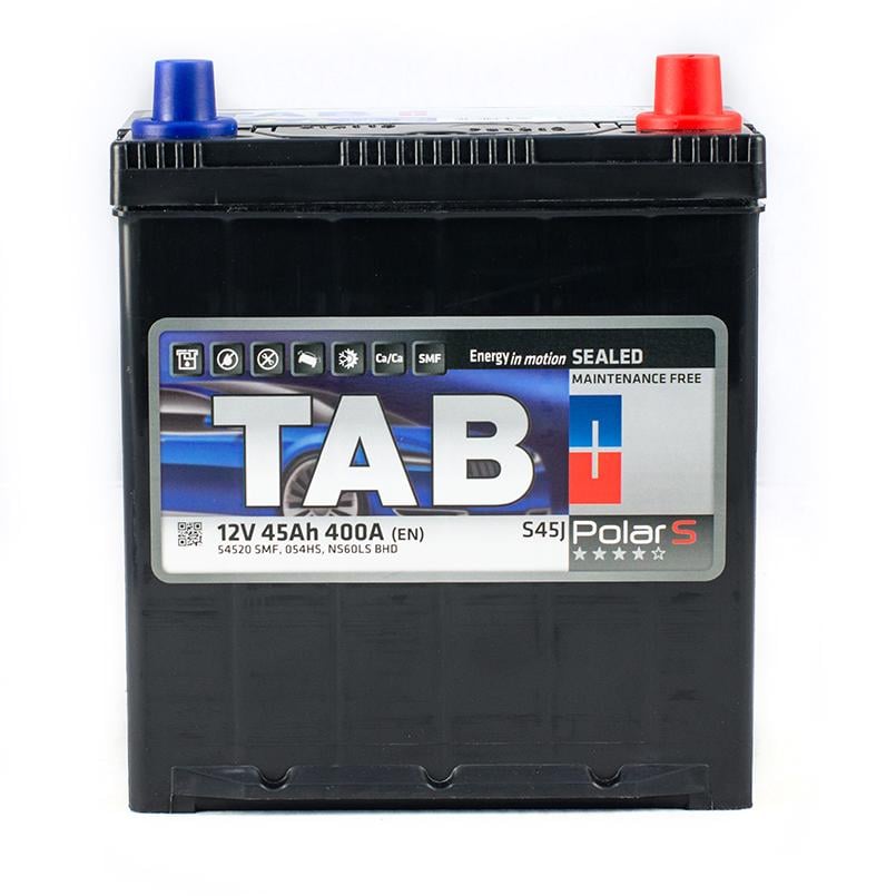 Акумулятор TAB Polar Japan 45 Ah/12V 0 плюс праворуч