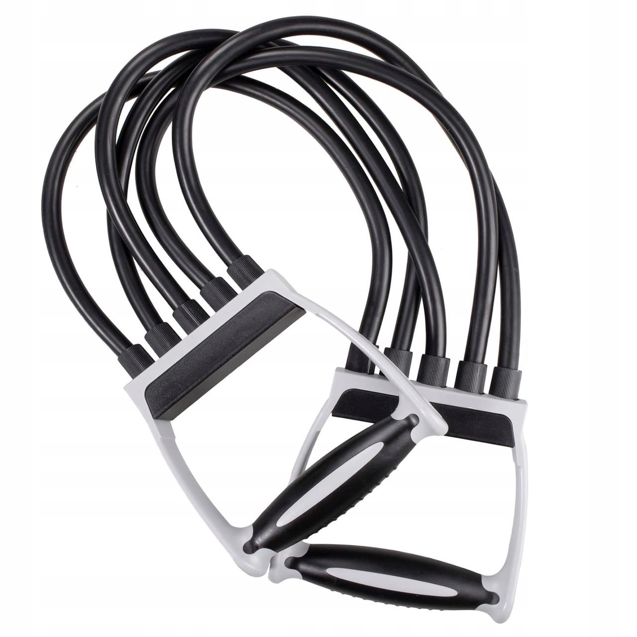 Еспандер плечовий Springos FA0123 трубчатий зі зйомними жгутами