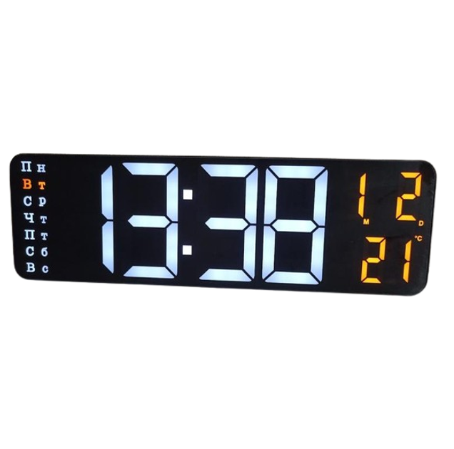 Часы настольные SM-601 8766 электронные Черный (GR-05016)