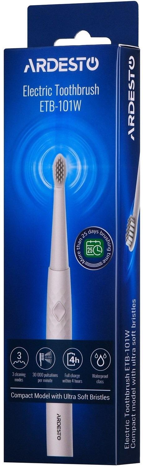 Електрична зубна щітка Ardesto ETB-101W White (350237) - фото 4