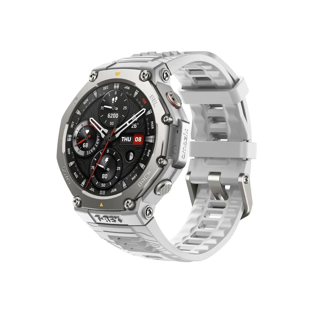 Смарт-годинник захищений Amazfit T-Rex 3 Сріблястий (W2323GL9N)