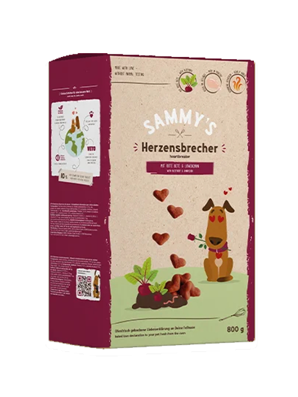 Лакомства для собак Bosch Sammy's Сердца 0,8 кг