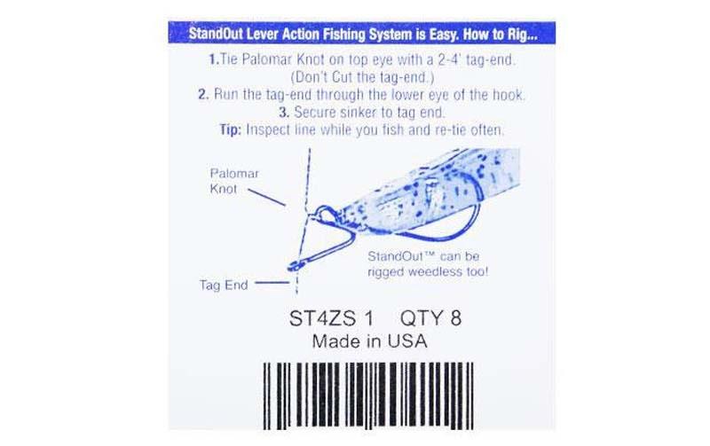 Крючок офсетный StandOut ST4ZS №1 8 шт. Black Nickel (7936) - фото 3