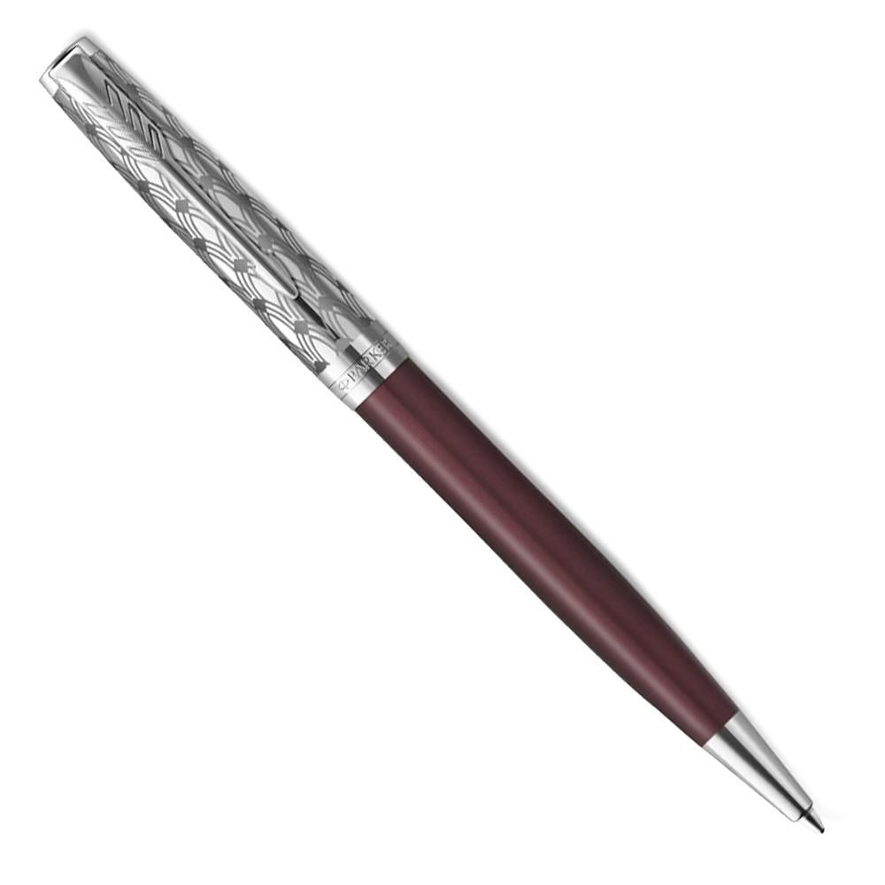 Шариковая ручка Parker SONNET 17 Metal and Red Lacquer