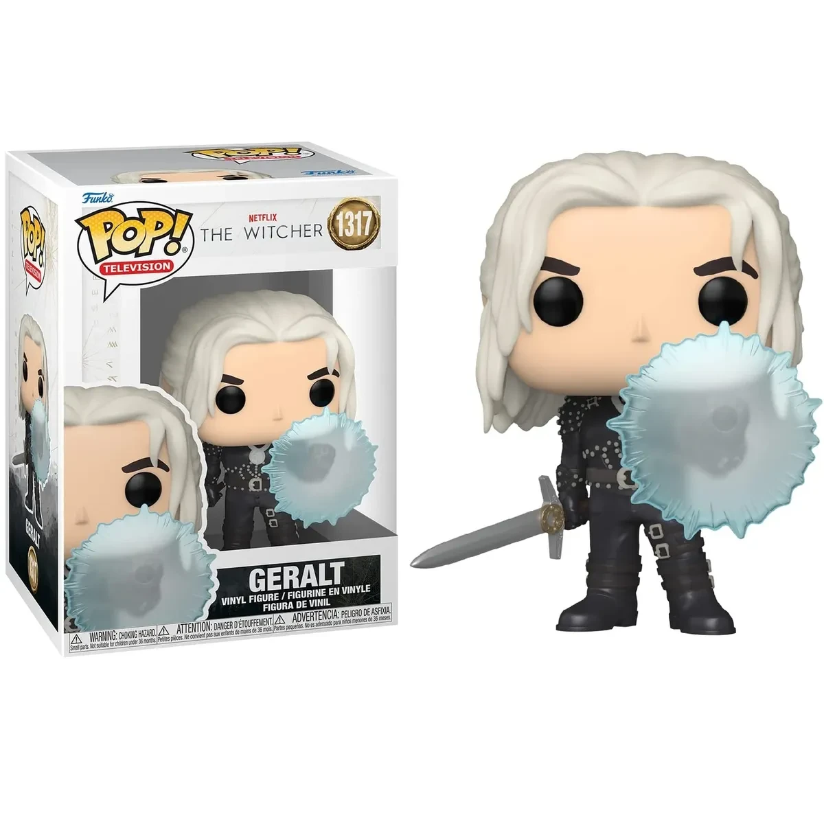 Дитяча ігрова фігурка Funko Pop The Witcher S2 Geralt 10 см (Serial W G 1317) - фото 2