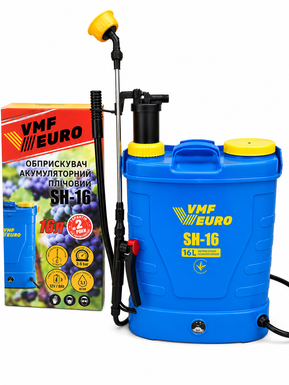 Обприскувач акумуляторний VMF Euro SAB-16 16 л (3109013166) Обприскувач акумуляторний VMF Euro SAB-16 16 л (3109013166)