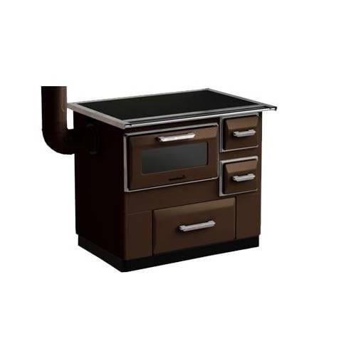 Піч на дровах буржуйка MBS 7 New Line 10 кВт ліве підключення димоходу Коричневий - фото 1 Піч на дровах буржуйка MBS 7 New Line 10 кВт ліве підключення димоходу Коричневий - фото 1