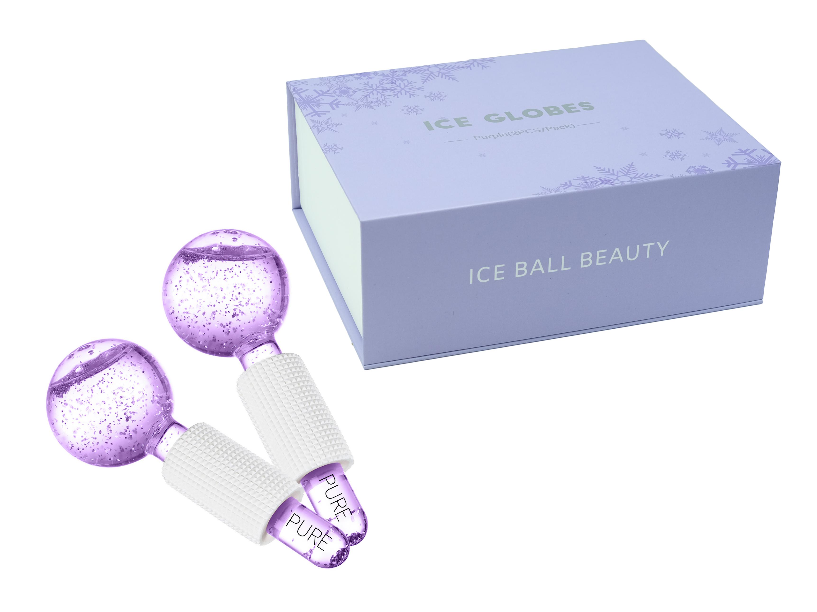 Кріосфери Pure Ice Globes для масажу обличчя і зняття набряклості Фіолетовий (4127454) - фото 2 Кріосфери Pure Ice Globes для масажу обличчя і зняття набряклості Фіолетовий (4127454) - фото 2